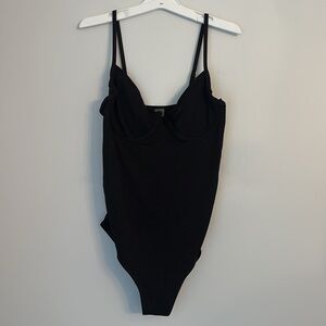 Old Navy Black Bustier Maternity One Piece Swimsuit Size Medium